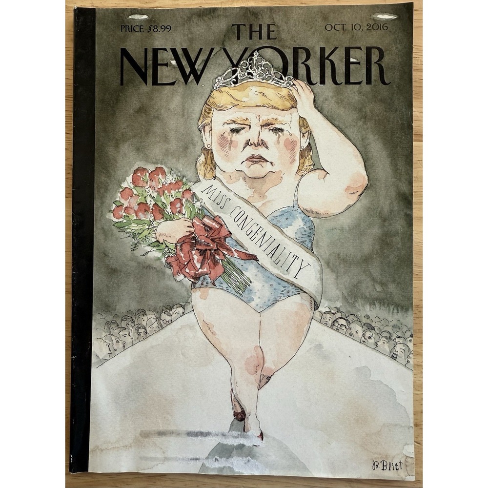 The New Yorker October 10 2016 Full Magazine Theme Cover‎ Barry Blitt